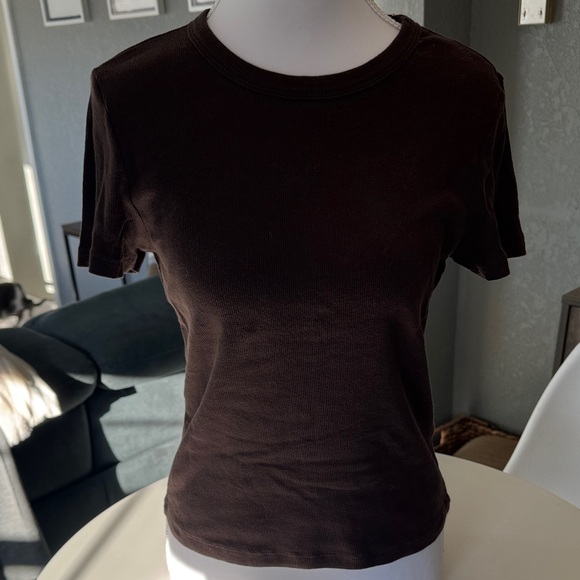 Banana Republic Tops - Classic Brown Women's Baby Tee